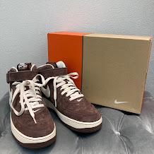 NIKE ナイキ AIR FORCE 1 MID 07 QS Chocolate エアフォース1 DM0107-200 US9.5