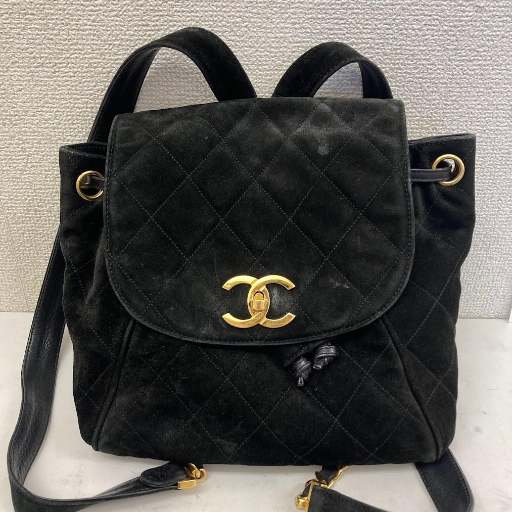 CHANEL　スエード　リュック