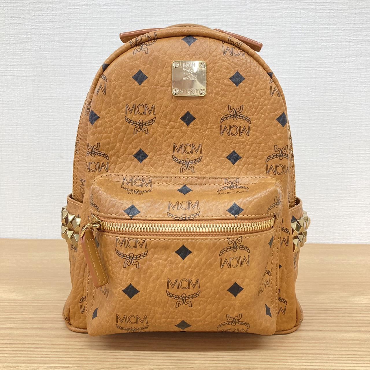 MCM バックパック ヴィセトス コニャック ミニ リュック