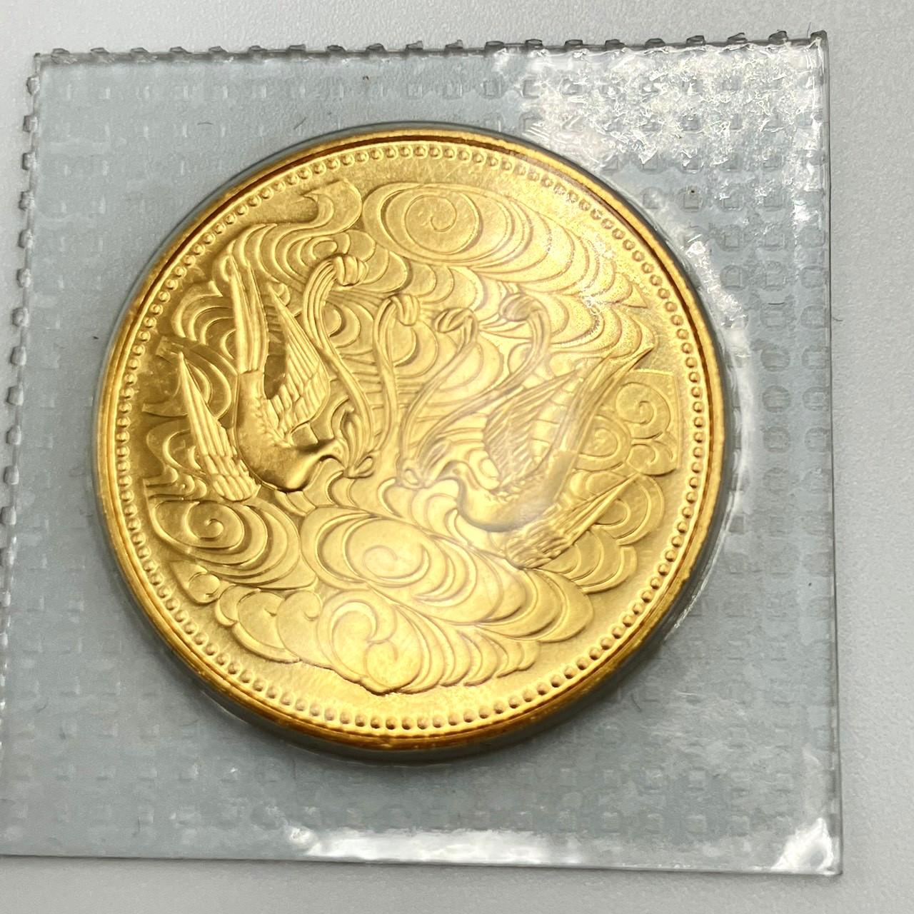 天皇陛下御在位60年記念 10万円プルーフ金貨 20g