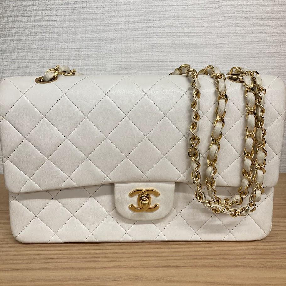 CHANEL　シャネル　ダブルフラップ　チェーンバッグ