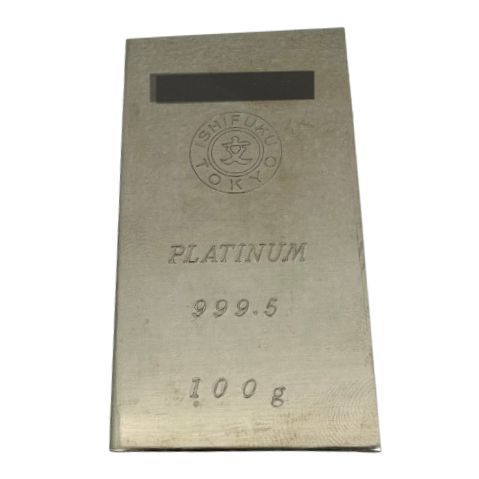 石福プラチナインゴット 100g