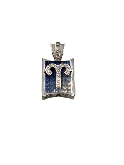 YUKIZAKI K18WG トップ 牡羊座 アリエス ホロスコープ