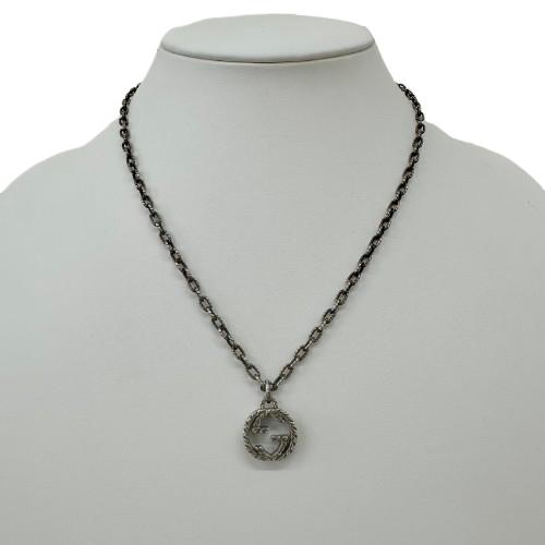 GUCCI グッチ エングレービング インターロッキングG SV925 17.3g