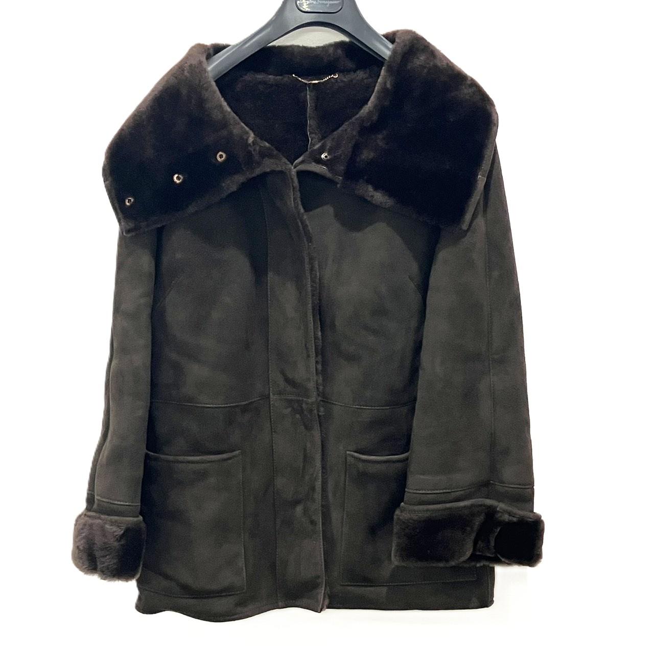 サルヴァトーレフェラガモ ムートンジャケット 5002-076 サイズ40