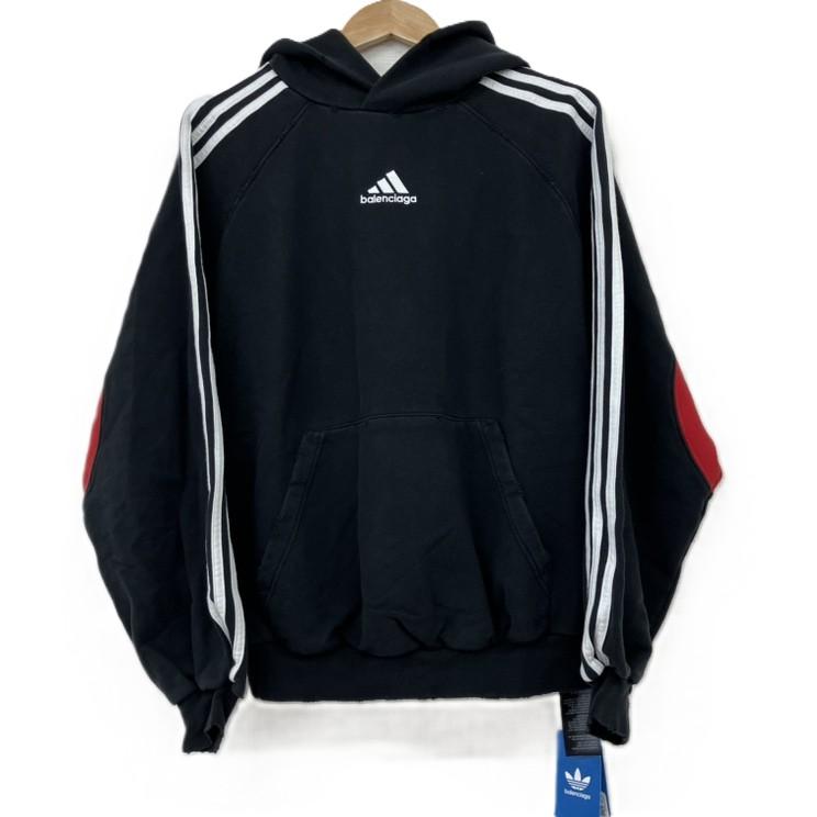 BALENCIAGA バレンシアガ ダメージパーカー M 715001