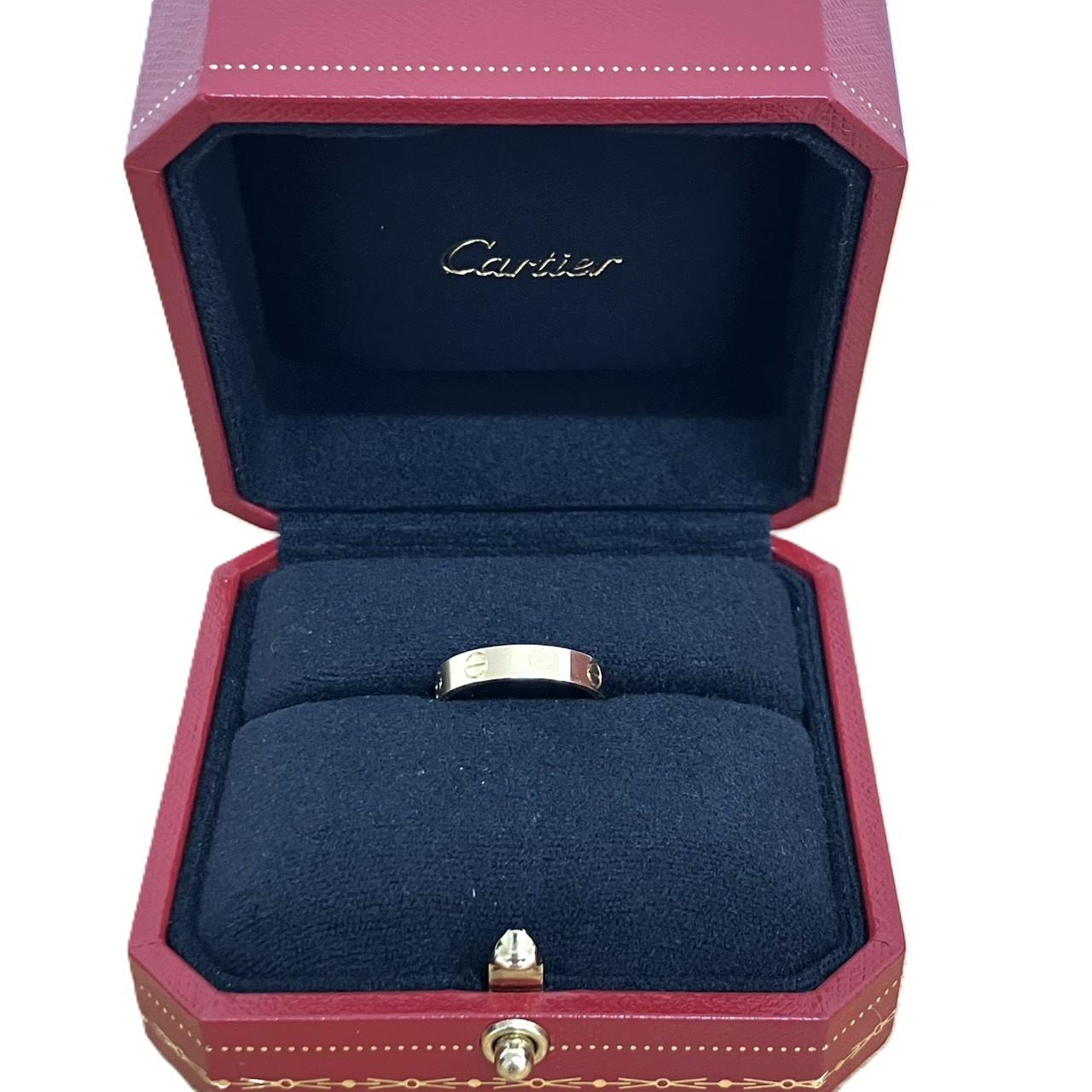 カルティエ K18YG ミニラブリング