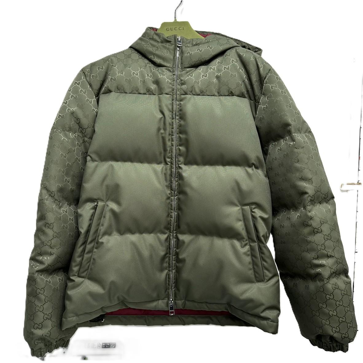 GUCCI グッチ GGパターン ダウンジャケット フーディ