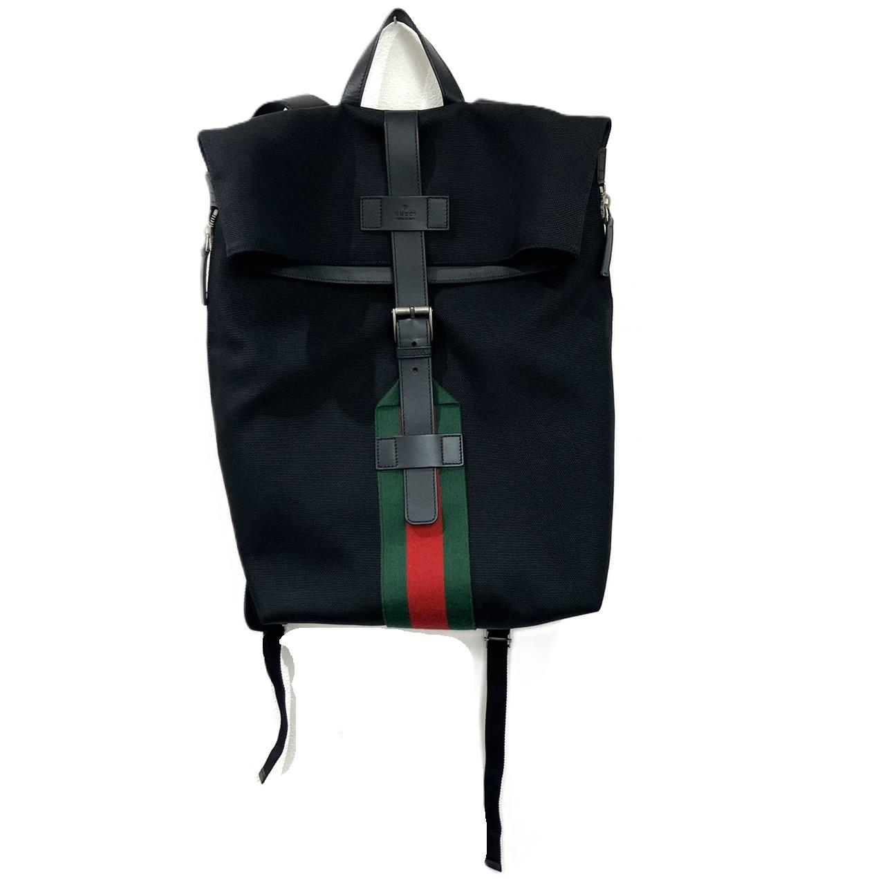 GUCCI 337075 テクノキャンバス バックパック