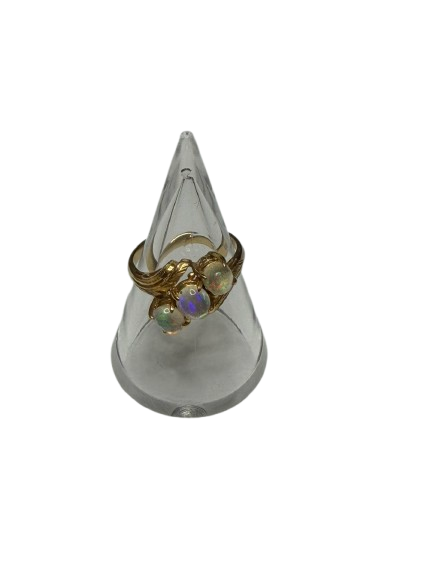 K18石付リング　3.31g