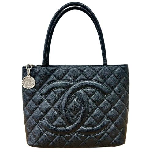 CHANEL シャネル マトラッセ 復刻トート キャビアスキン ハンドバッグ ショルダーバッグ 8番台