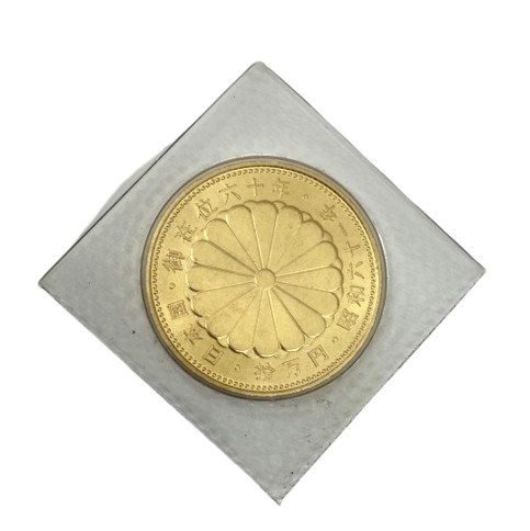天皇陛下御在位六十年記念10万円金貨 20g