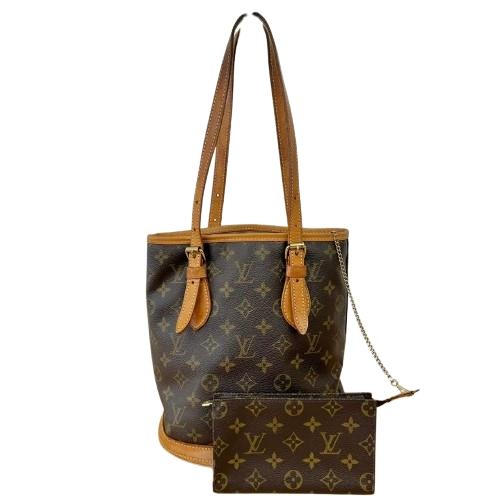 Louis Vuitton ルイヴィトン モノグラム バケットPM M42238 ショルダーバッグ