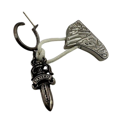 クロムハーツ ダガー フープピアス キャッチ欠損