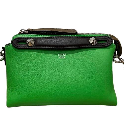 FENDI フェンディ バイザウェイ 2WAYハンドバッグ グリーン×ブラック