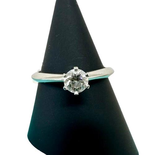 TIFFANY ティファニー ソリティアリング Pt950 ダイヤモンド 0.29ct