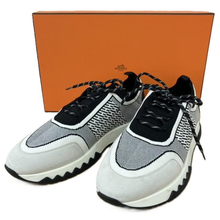 HERMES エルメス アディクト ニットスニーカー 42