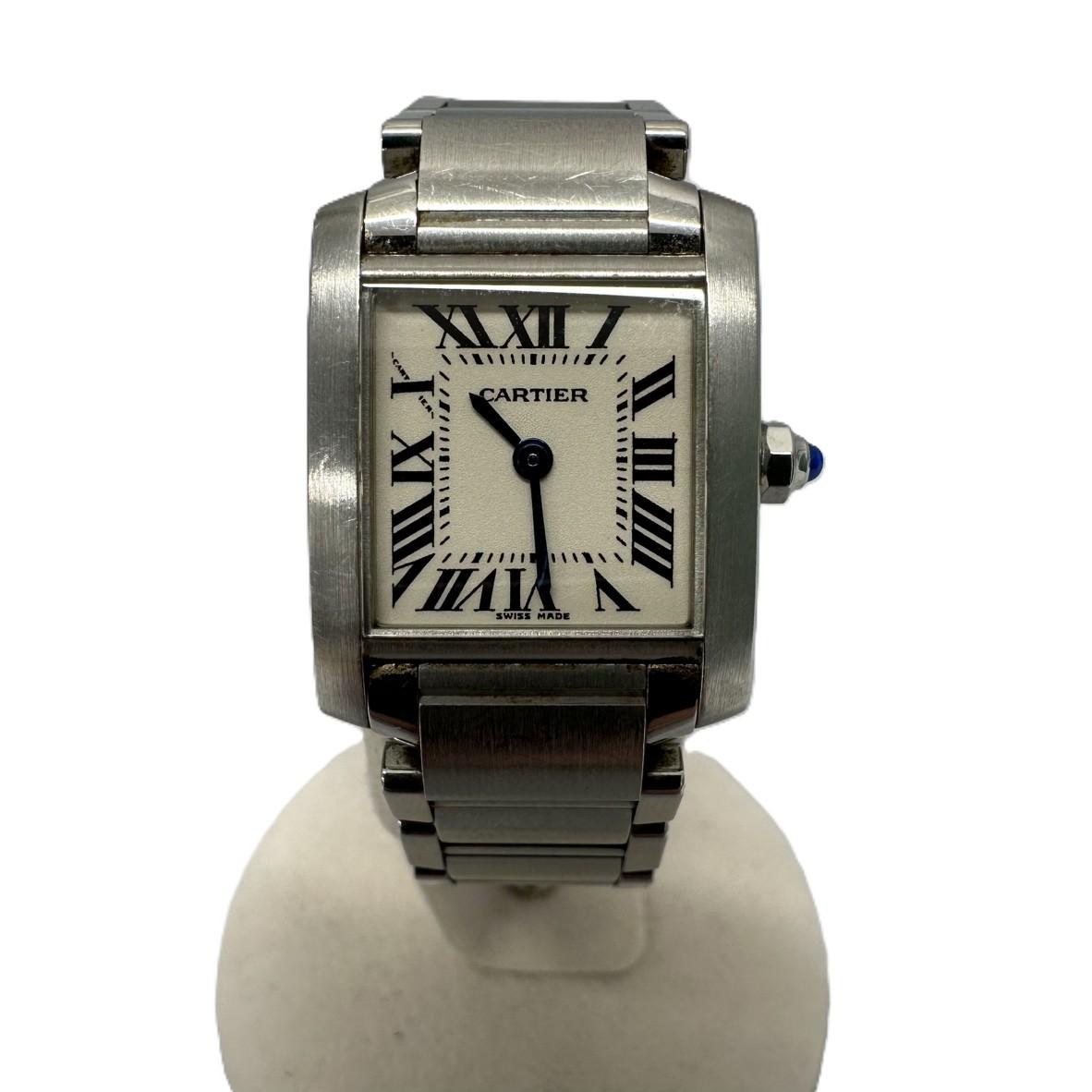 CARTIER カルティエ タンクフランセーズ SM 2384 腕時計 レディース