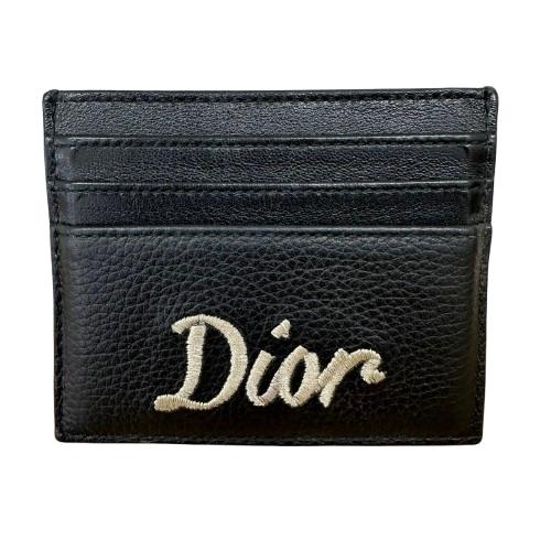DIOR ディオール カードケース ブラック レザー