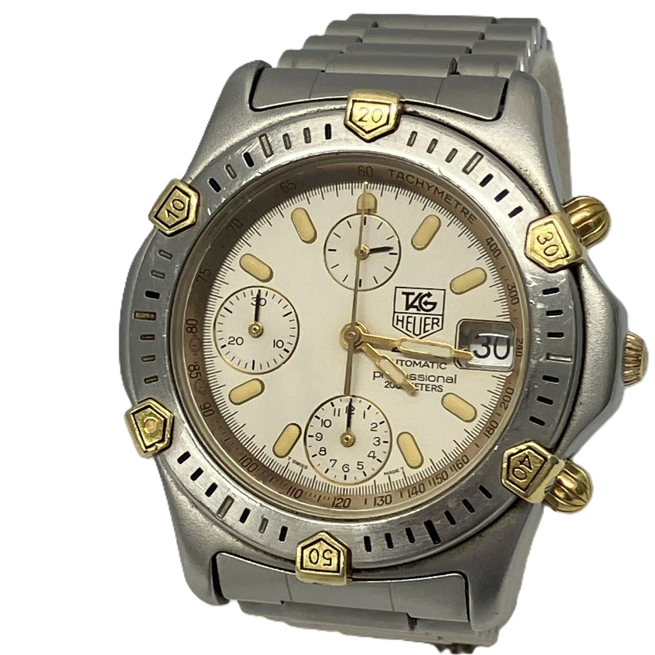 TAG Heuer タグホイヤー 165.806 2000シリーズ クロノグラフ シルバー 自動巻き 腕時計