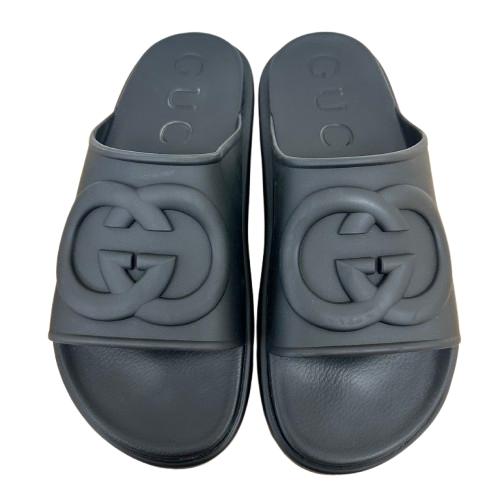 GUCCI グッチ インターロッキングG ラバー GGロゴ 692380 サンダル 29.0cm