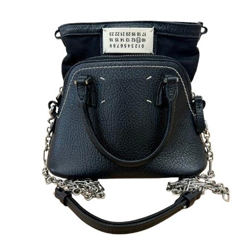 Maison Margiela メゾンマルジェラ 5AC マイクロ ２WAYチェーンショルダーバッグ レザー レディース