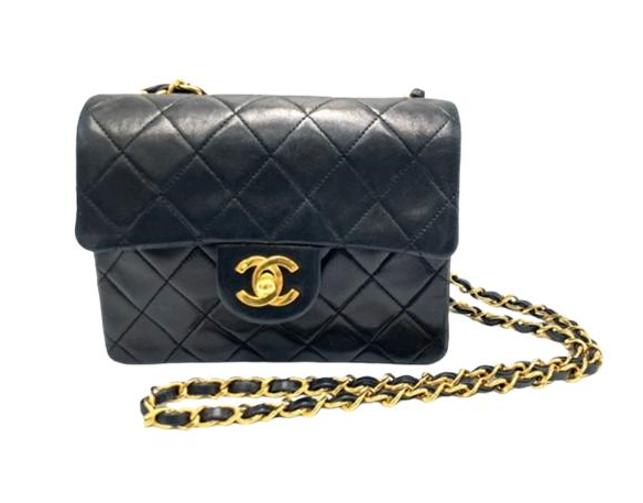 CHANEL ミニマトラッセ ラムスキン ショルダーバッグ