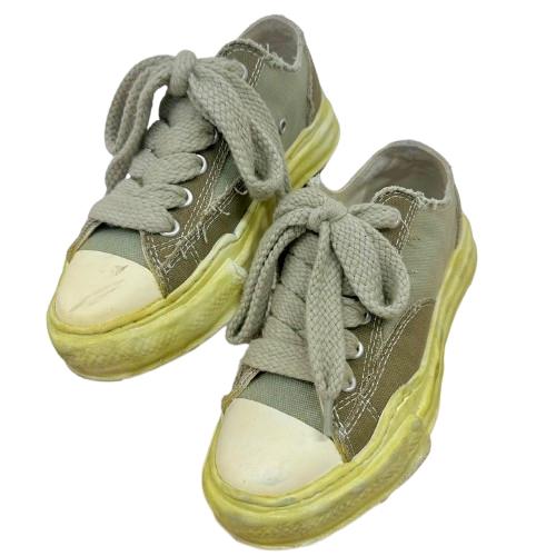 Maison MIHARA YASUHIRO ミハラヤスヒロ PETERSON LOW ピーターソン OVER DYED スニーカー グリーン 37