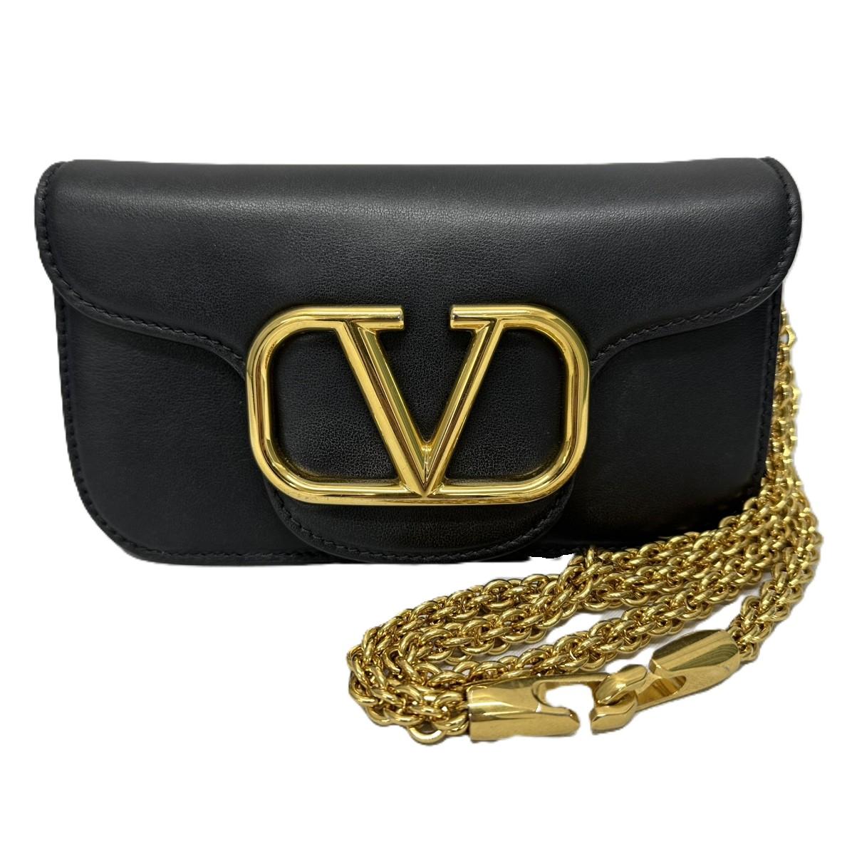 VALENTINO GARAVANI ヴァレンティノ ガラヴァーニ Vロゴ シグネチャー チェーンショルダーバッグ