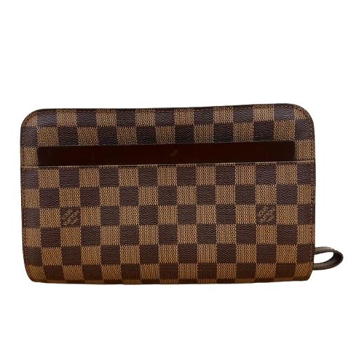 Louis Vuitton ルイヴィトン ダミエ サンルイ クラッチバッグ セカンドバッグ レザー メンズ