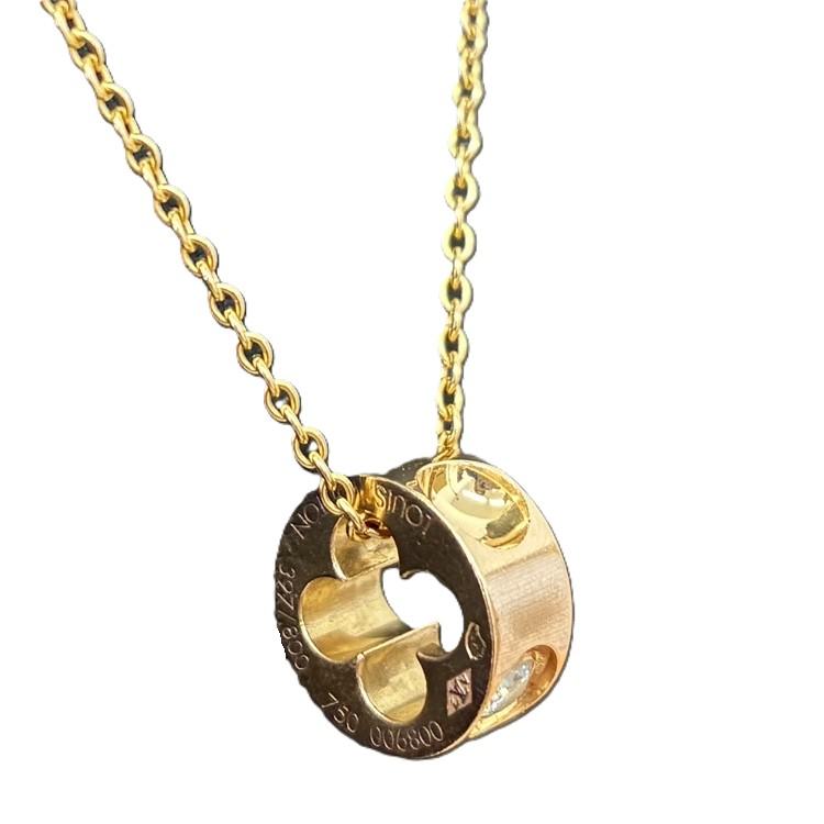 Louis Vuitton ルイヴィトン 750 ピンクゴールド ネックレス Q93198