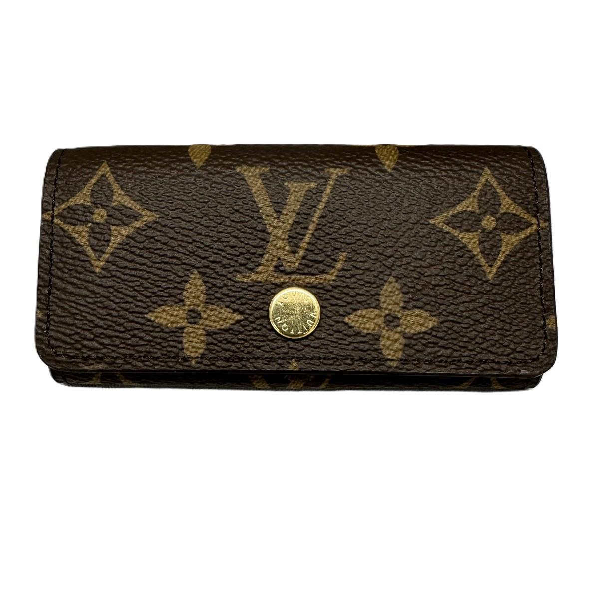 LOUIS VUITTON ルイ・ヴィトン モノグラム ミュルティクレ 4 キーケース