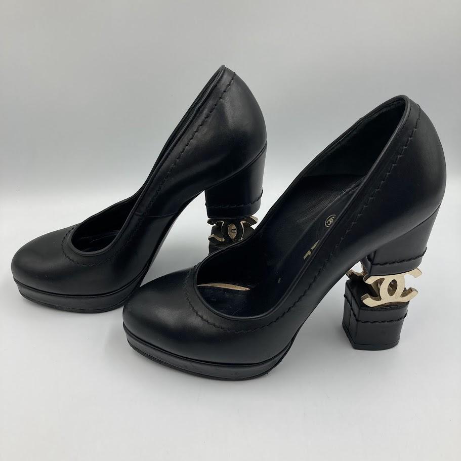 CHANEL（シャネル）ココマーク ヒールパンプス