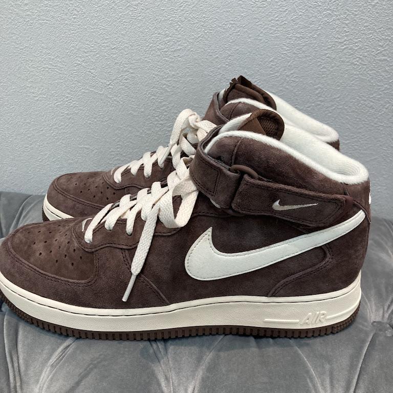 NIKE ナイキ AIR FORCE 1 MID 07 QS Chocolate エアフォース1 DM0107-200 US9.5