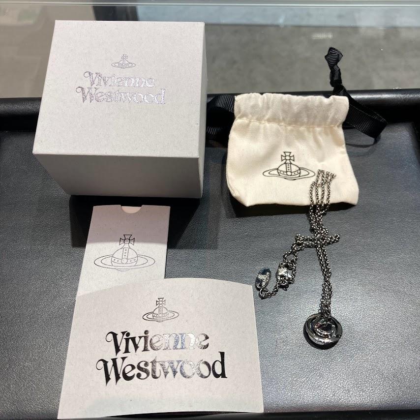 Vivienne Westwood ヴィヴィアンウエストウッド タイニーオーブ ネックレス ガンメタリック