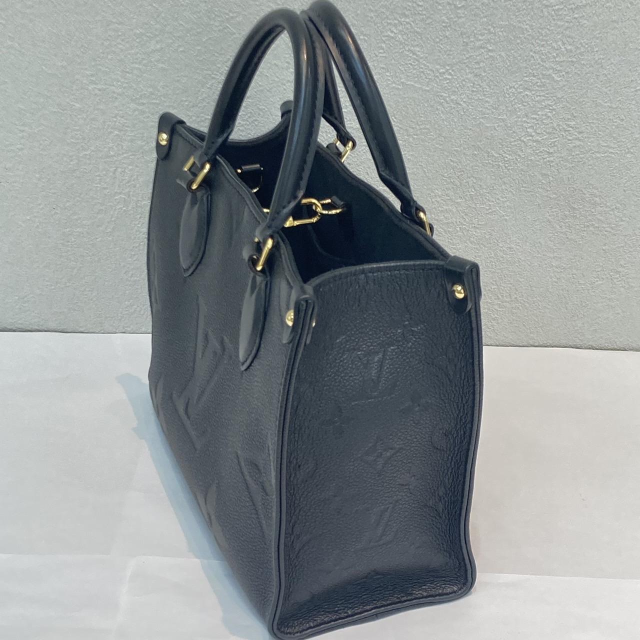 LOUIS VUITTON ルイヴィトン M45653 オンザゴーPM ノワール IC ストラップ無