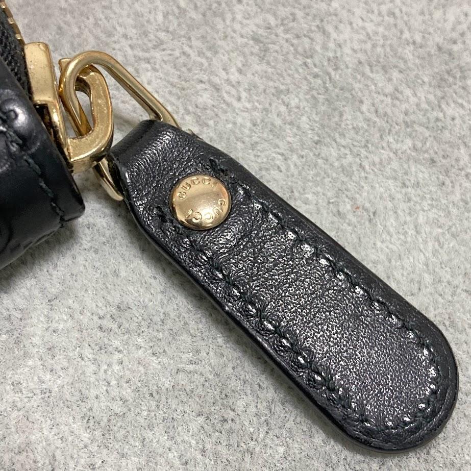 グッチ(GUCCI) マイクロ グッチ シマ MICRO GUCCI SSIMA 449395 BMJ1G 1000 2つ折り財布 ブラック 黒[並行輸入品]