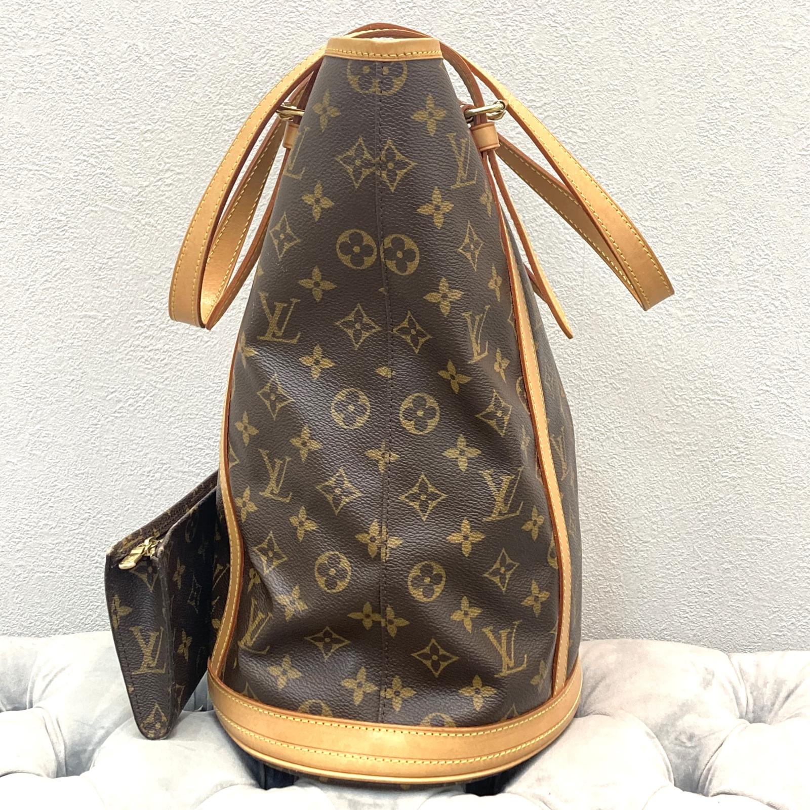  LOUIS VUITTON ルイヴィトン M42236 バケットGM ポーチ付き