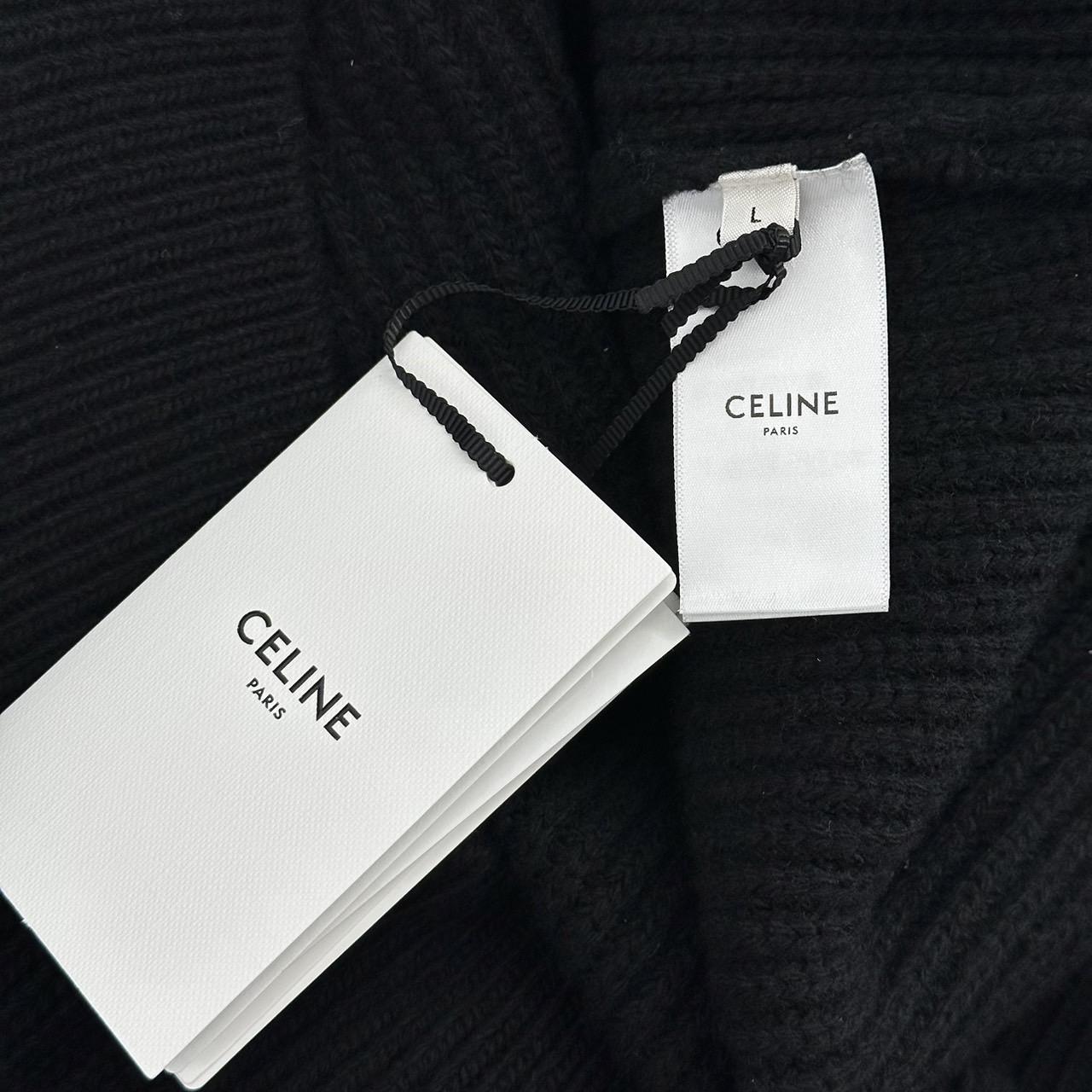 CELINE　ウールニット　パーカー