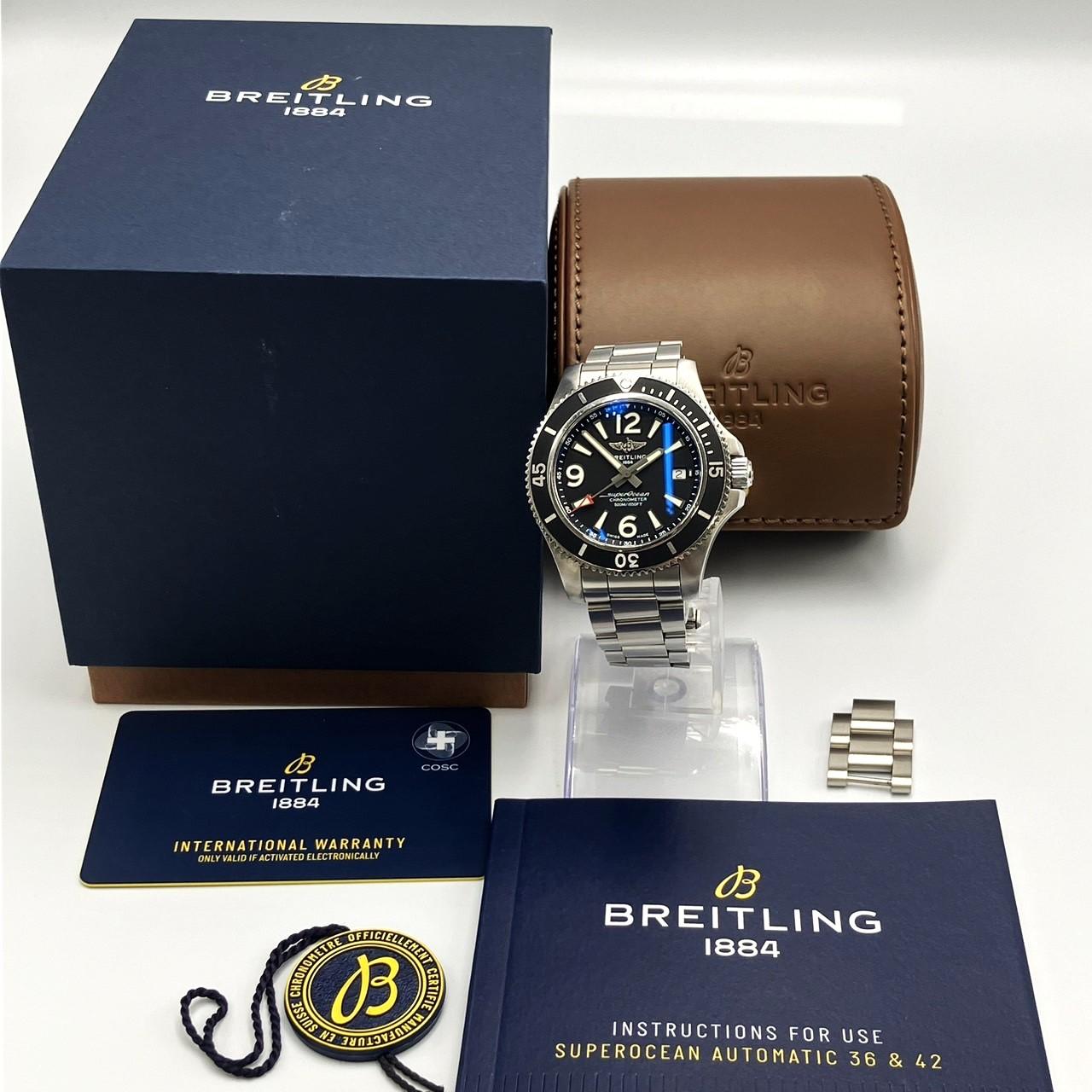 BREITLING　ブライトリング A173660 21B1A1 スーパーオーシャン 　オートマティック 42　500m防水