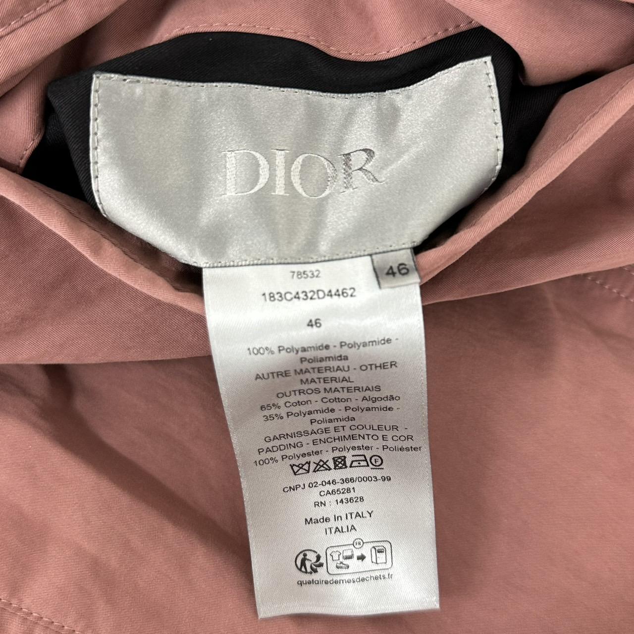 Dior　オブリーク　リバーシブル　ボンバージャケット　バーガンディ　サイズ46 