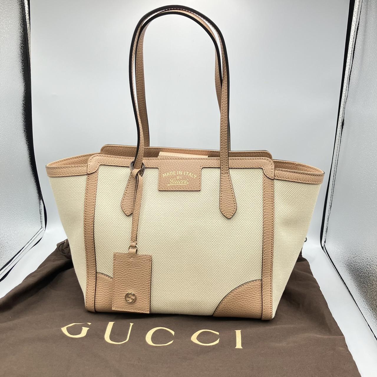 GUCCI グッチ スウィング トートバッグ キャンバス ピンク 354408　520981