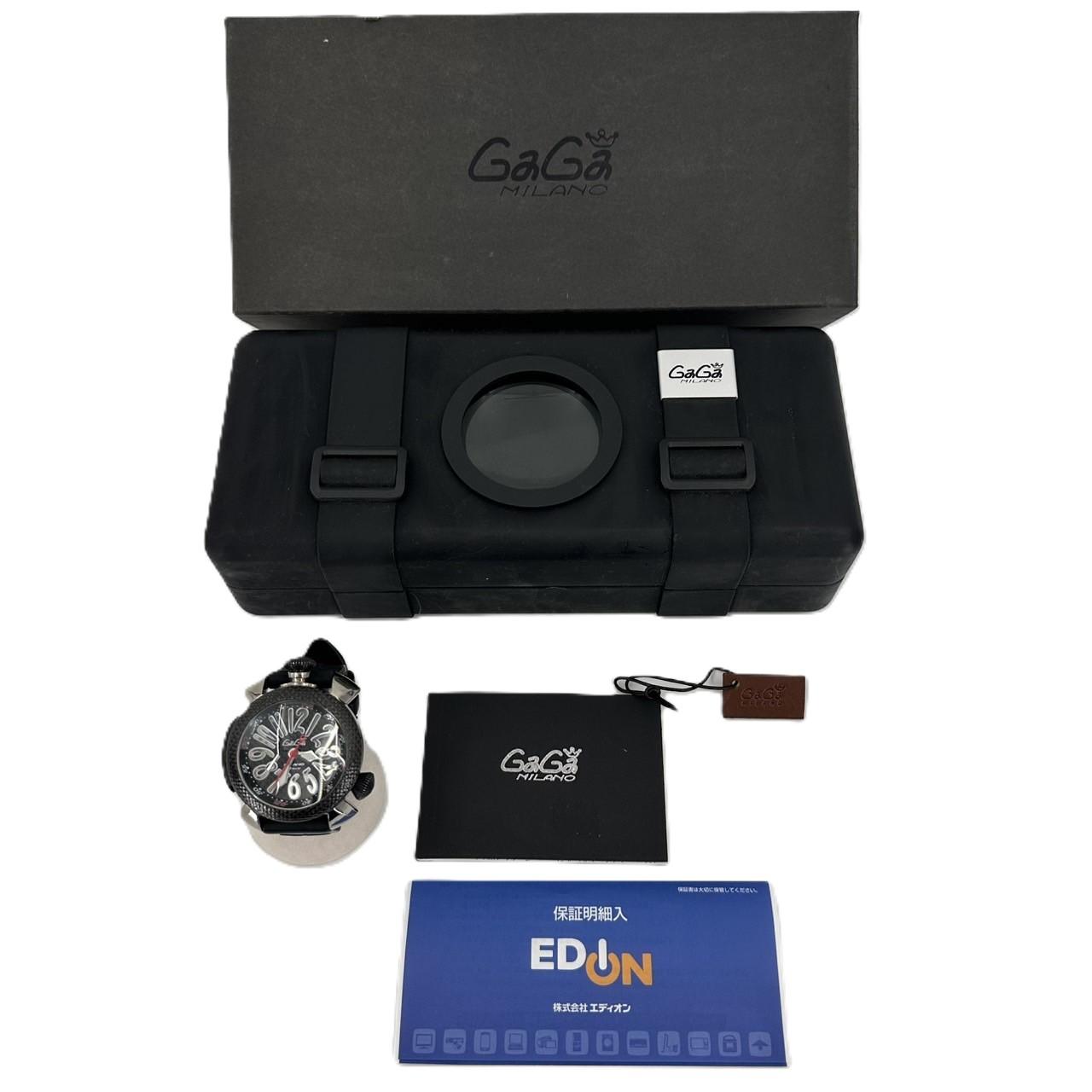 GaGa MILANO ガガミラノ DIVING 48mm 5046 カーボンブラック