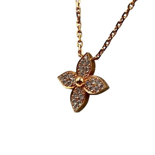 Louis Vuitton ルイヴィトン パンダンティフ スターブロッサム 750 K18 ダイヤモンド ネックレス