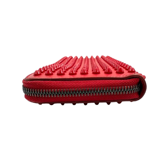 Christian Louboutin クリスチャンルブタン パネトーネ スタッズ付 ラウンドファスナー長財布
