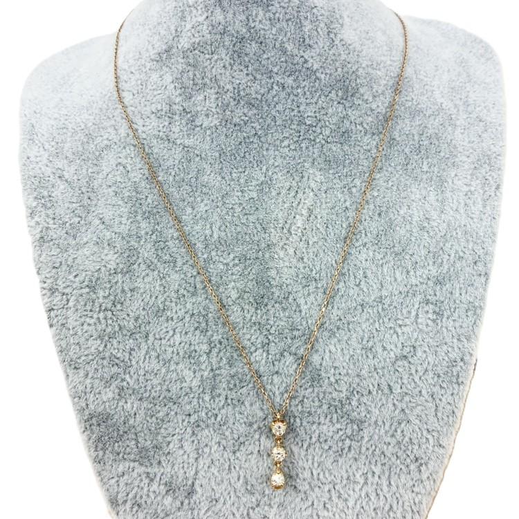 4℃ K18ピンクゴールド ネックレス 2.50g