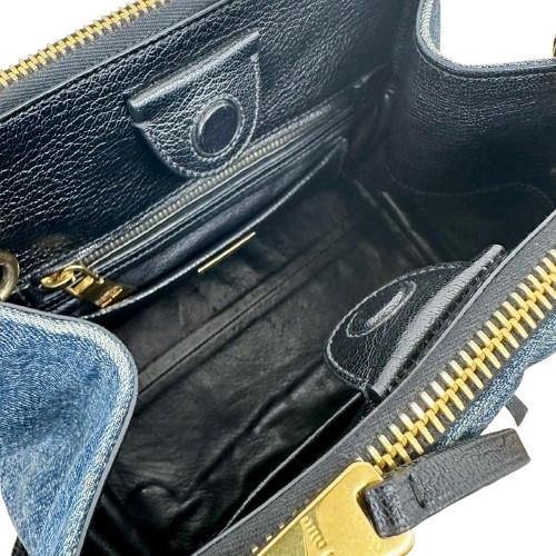 miu miu ミュウミュウ バイカーデニム 2WAY ハンドバッグ