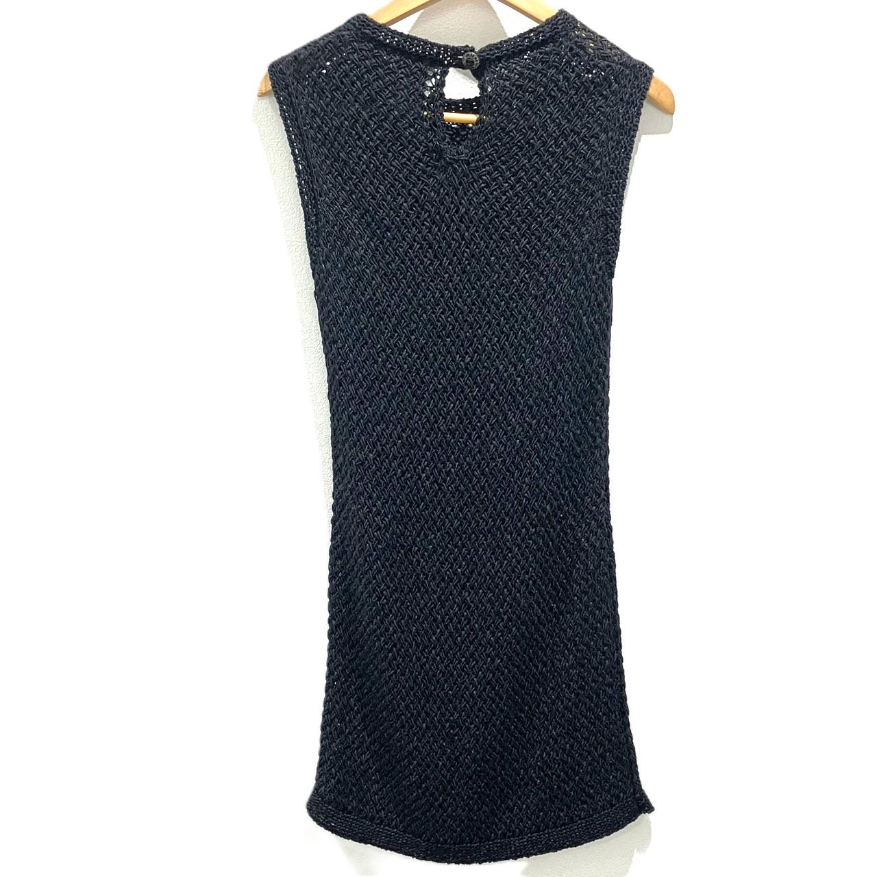 シャネル コットン ノースリーブ 　編み込み コットン ワンピース 　P40759サイズ40