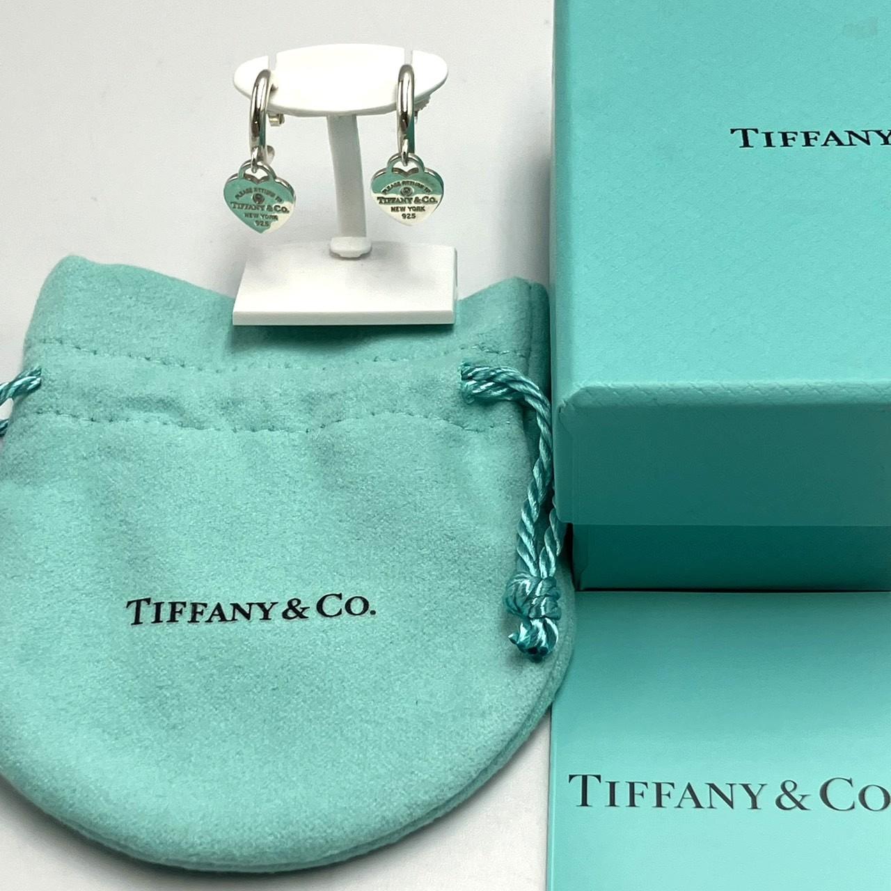 ティファニー リターン トゥ ミニハート フープピアス シルバー 925 ダイヤモンド