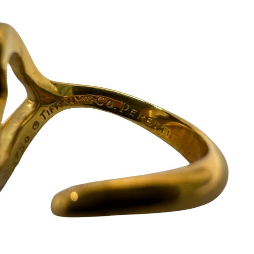 Ｔｉｆｆａｎｙ＆Ｃｏ ７５０ＹＧ オープンハート リング